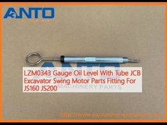 LZM0343 اندازه گیری سطح روغن با لوله JCB Excavator Swing Motor قطعات مناسب برای JS160 JS200