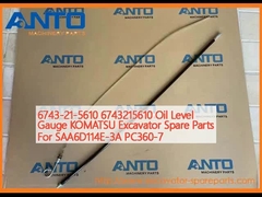 6743-21-5610 6743215610 اندازه گیری سطح روغن KOMATSU قطعات معدنی برای SAA6D114E-3A PC360-7