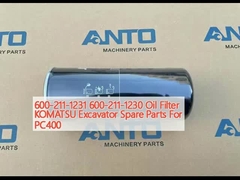 600-211-1231 600-211-1230 فیلتر روغن KOMATSU قطعات معدنی برای PC400