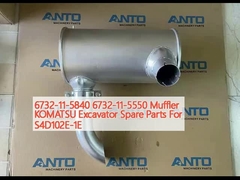 6732-11-5840 6732-11-5550 Muffler KOMATSU قطعات یدکی حفاری برای S4D102E-1E