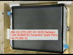 206-03-51111 20Y-03-14120 هسته رادیاتور KOMATSU قطعات معدنی برای PC200-5C