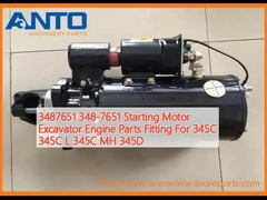 3487651 348-7651 قطعات موتور حفاری شروع کننده برای 345C 345C L 345C MH 345D