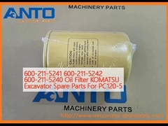 600-211-5241 600-211-5242 600-211-5240 فیلتر روغن KOMATSU قطعات معدنی برای PC120-5