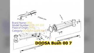 DOOSA بیل مکانیکی بوش 00-7- قطعات