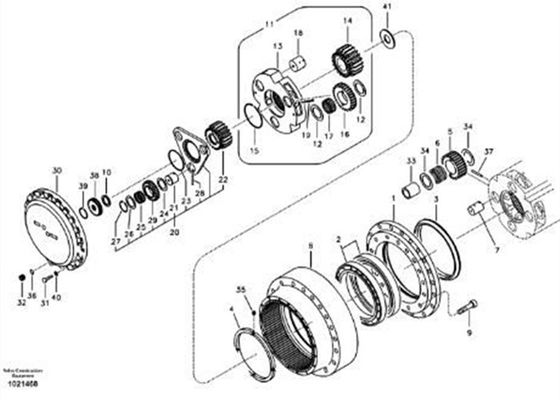 VOE14522997 14522997 Excavator Gear VOE EC330B