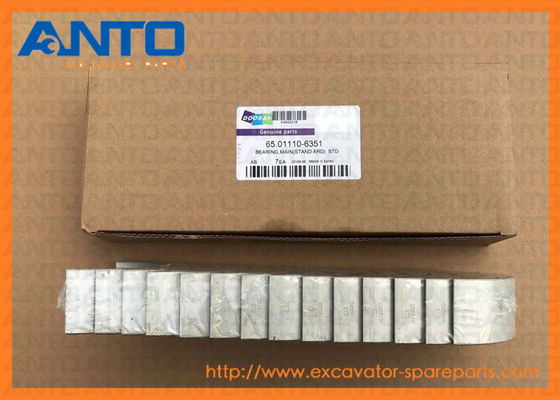 65.01110-6351 فلز یاطاقان اصلی برای قطعات موتور بیل Doosan GE08TI